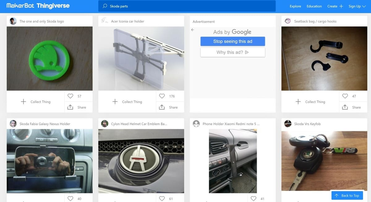 There are quite a few parts to be found on Thingiverse, especially for popular cars