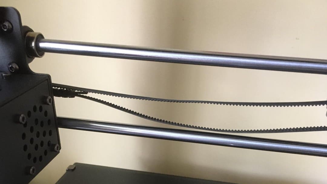 Tightening the belts on your 3D printer takes out the slack in the belts to prevent layer shifting