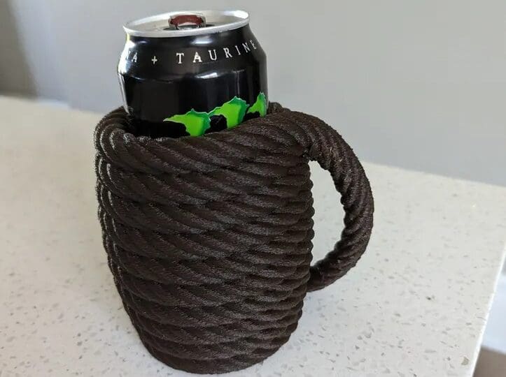 Image of: 11. Rope Can Holder