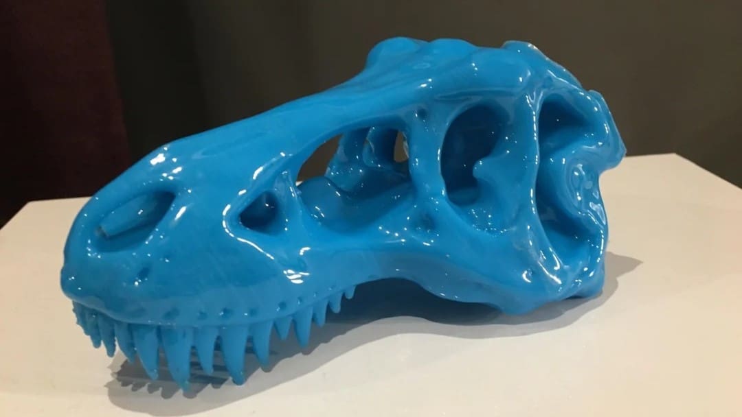 Vapor smoothing on an ABS print