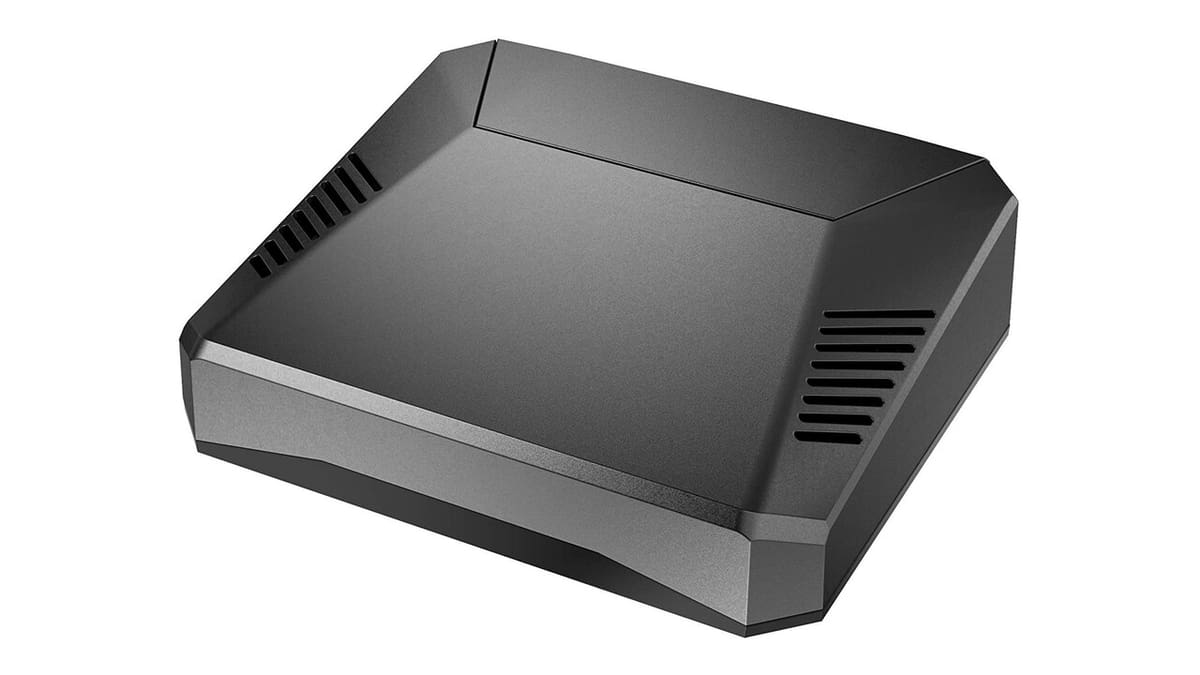 The Argon One V2 protects the GPIO pins with a removable magnetic cover