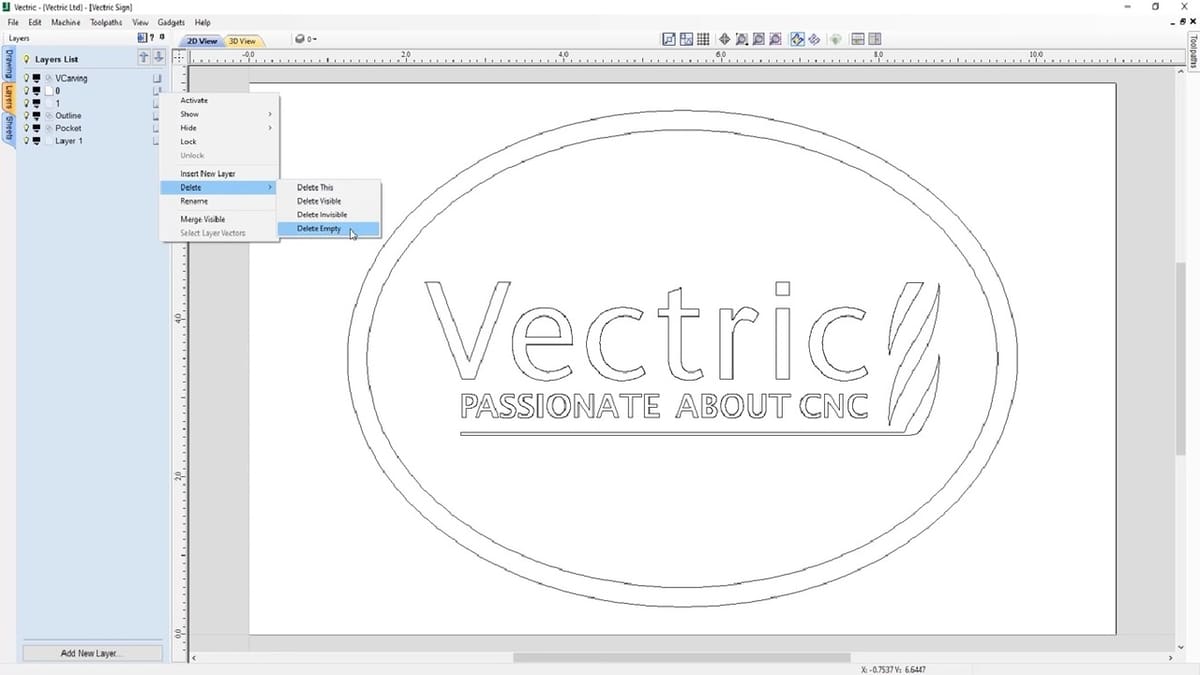 An economic version of VCarve
