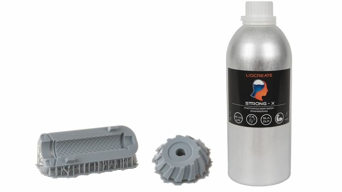 Strong-X resin is compatible with LCD, DLP, and SLA printers
