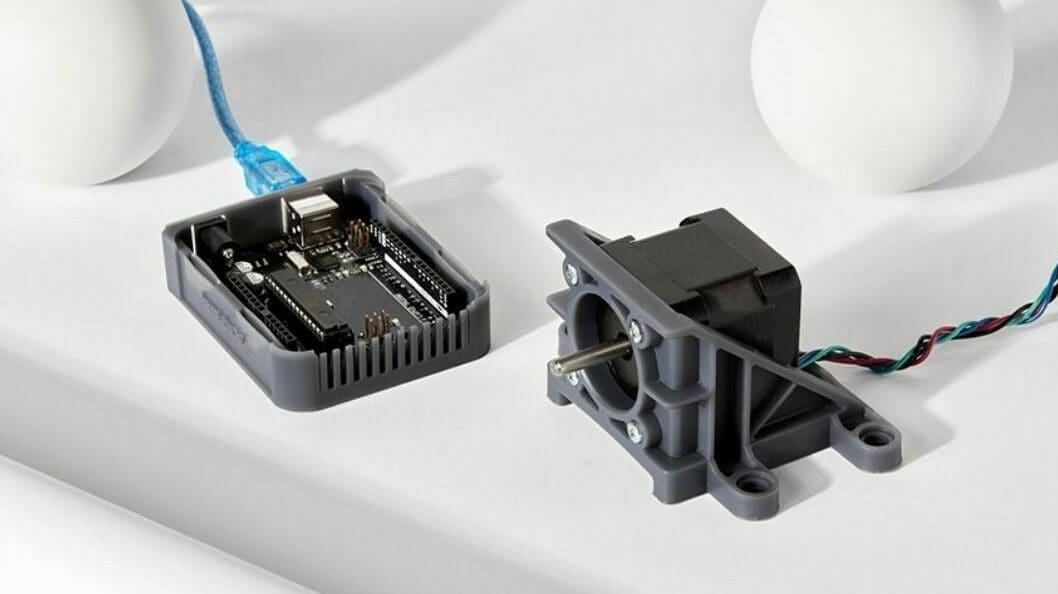 Tough resin is perfect for practical applications such as housing electronics