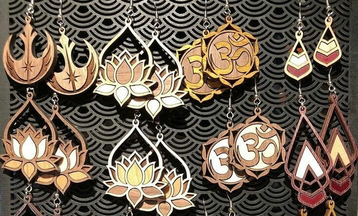 Laser-cut bling!