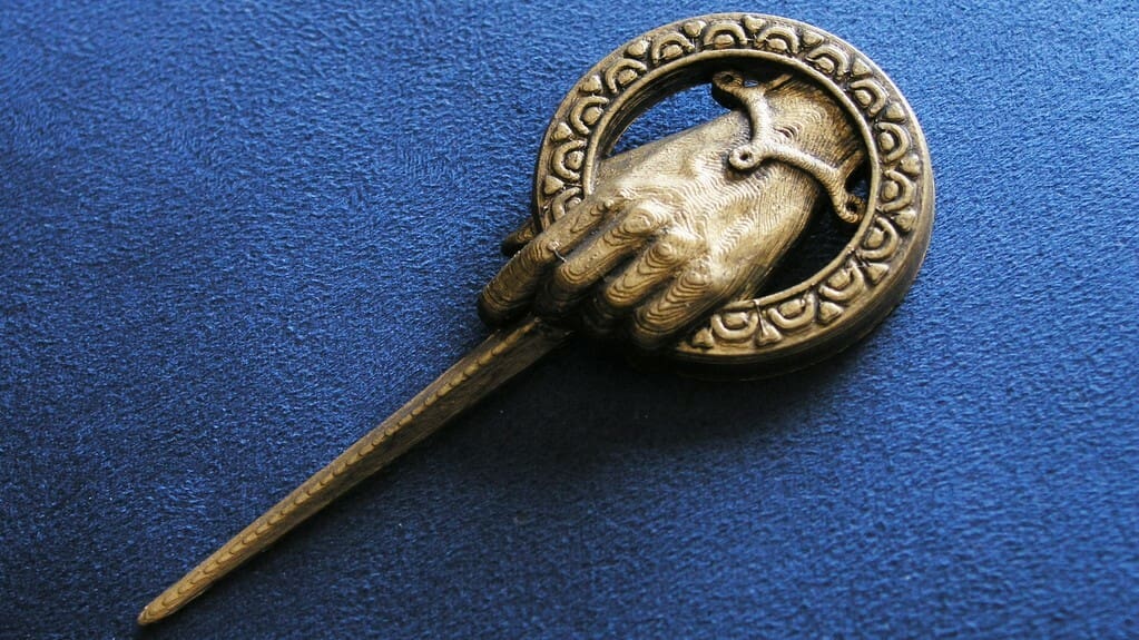 Become the Hand Lord with this pin!