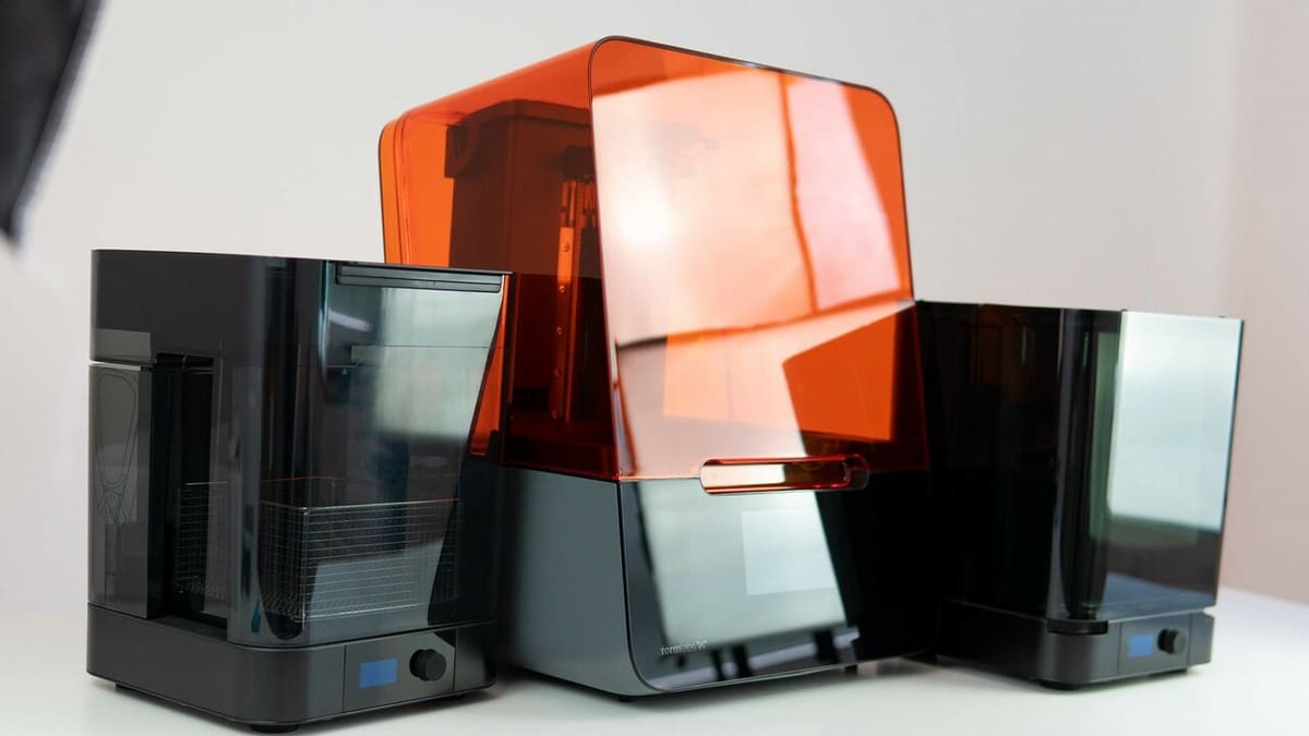 Resin 3D printers and curing stations come with integrated covers