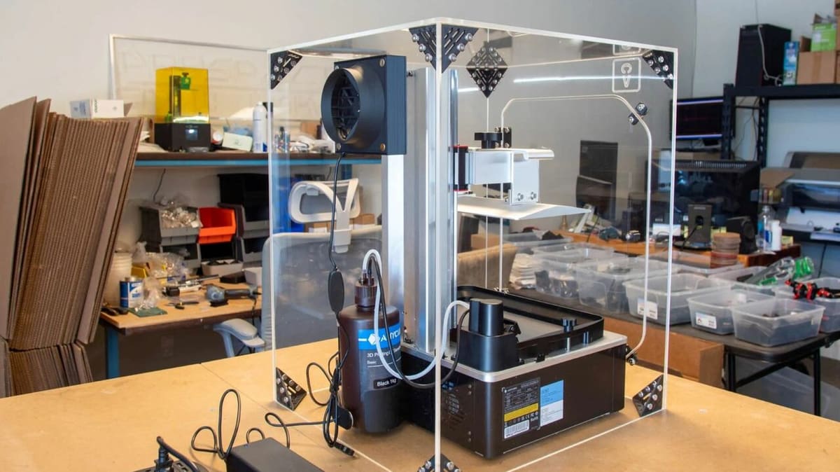 Clearview Plastics' offers an enclosure with fume extraction