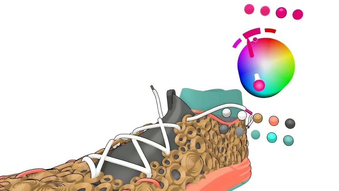 The Color Wheel Selector allows for quick control of the color of an object