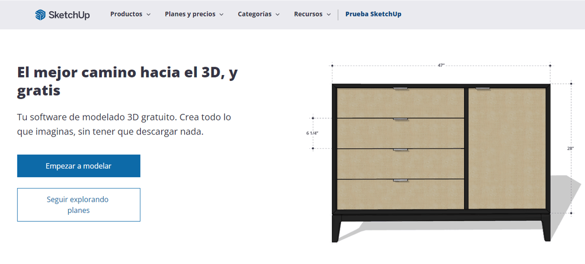 Imagen de Descargar SketchUp gratis: SketchUp Free