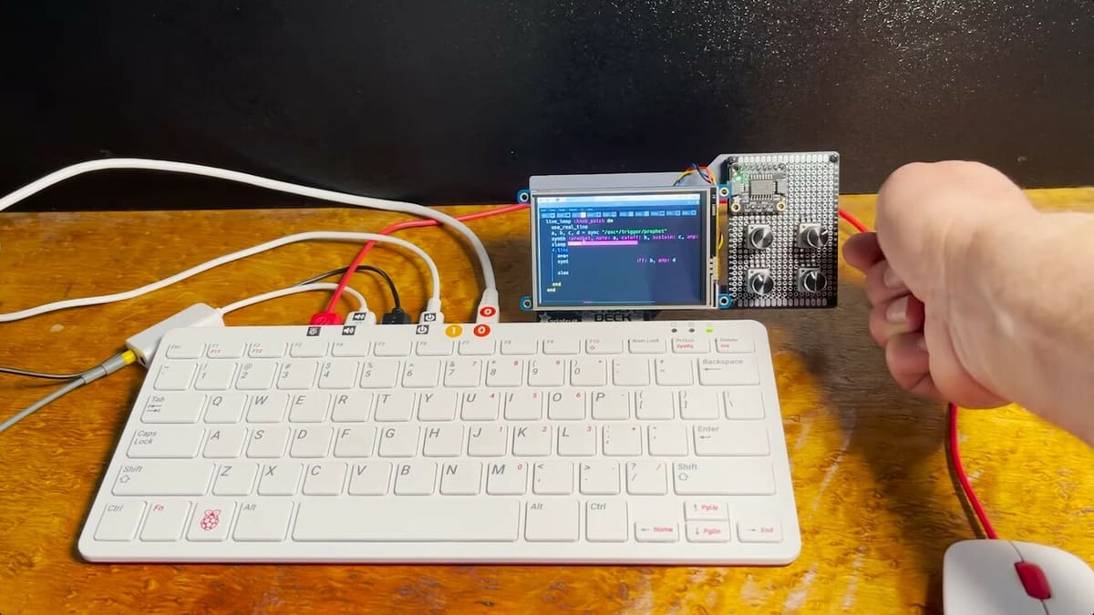 Because this project has pot-ential, audio signals will sound like music