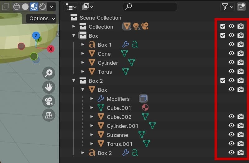Image of: Visibility of Objects & Collections