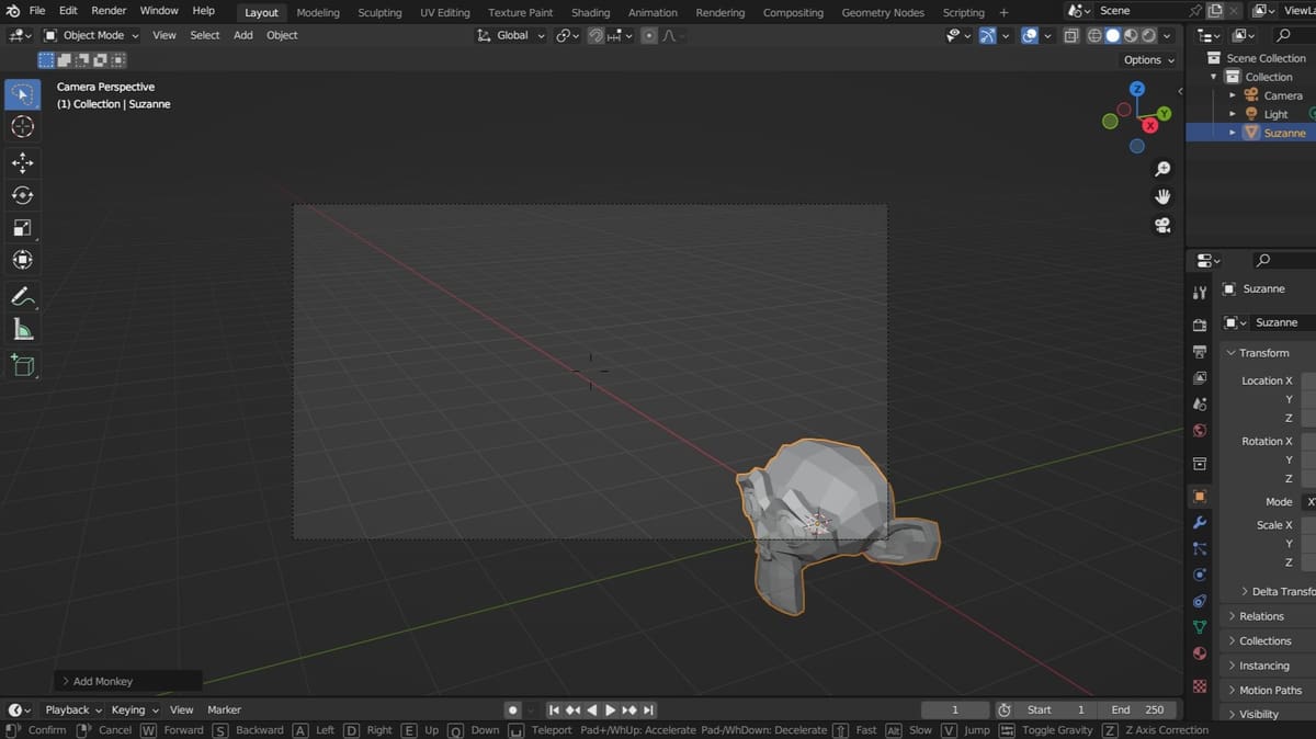 Be careful with your mouse movements because it's easy to get lost in the scene