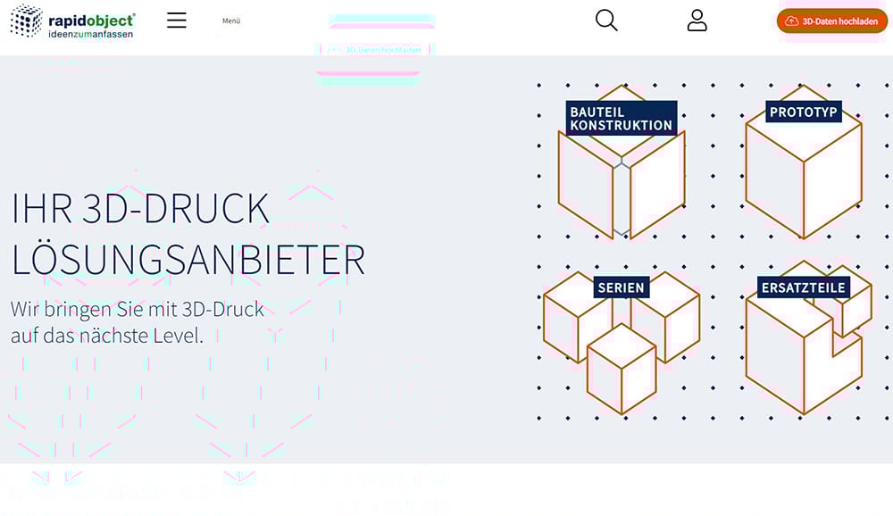 Bild von Die besten 3D-Druck-Services / 3D-Drucke online bestellen: Rapidobject