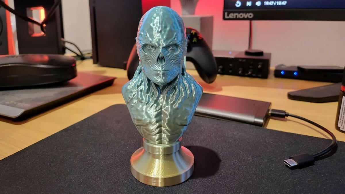 Even with dazzling rainbow filament, Vecna looks scary