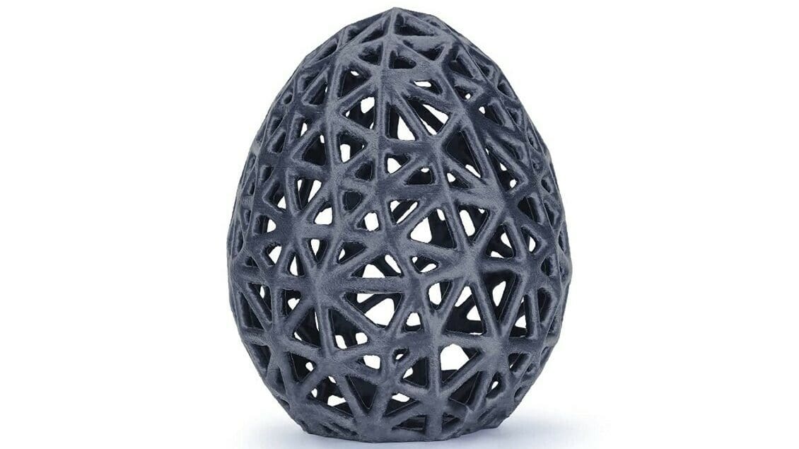 Ziro's carbon fiber PLA filament prints very similar to regular PLA
