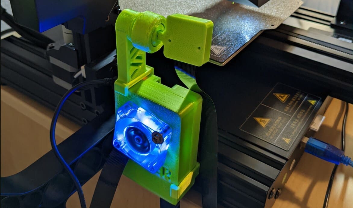 The Raspberry Pi holder is a handy addition to the Kobra's framework