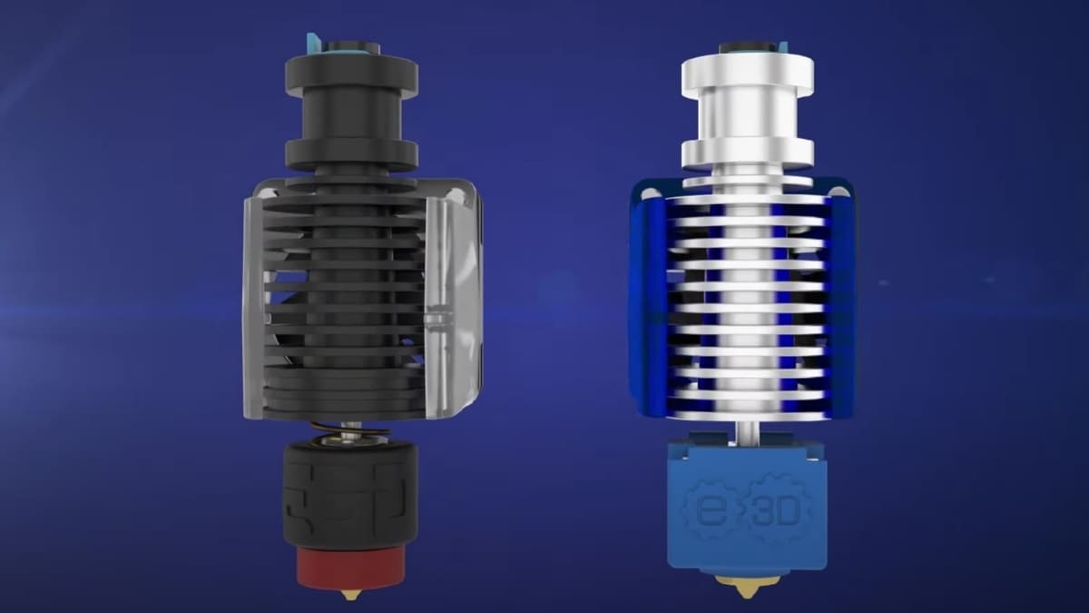 The Revo Six (left) and V6 (right) both have cylindrical heat sinks and are about the same size