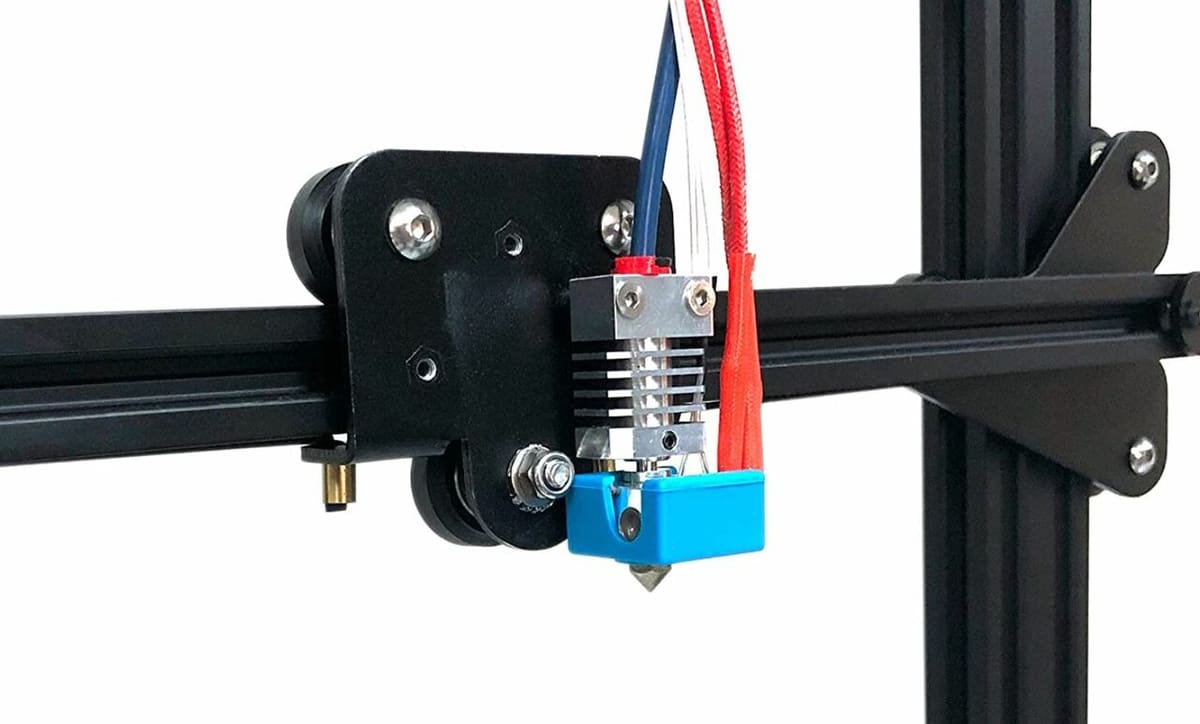 The Micro Swiss mounts as easily as the stock hot end