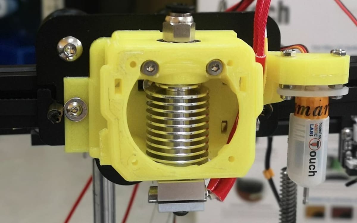 The E3D V6 is known for its cylindrical heatsink