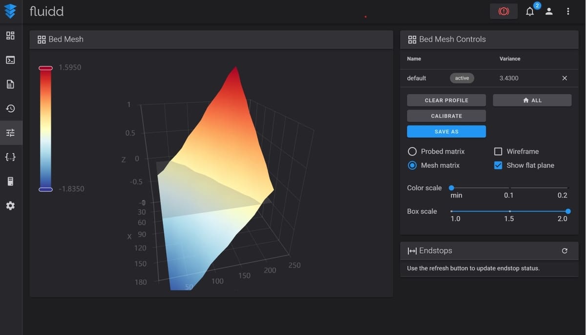 Fluidd is one of the popular user interfaces for Klipper