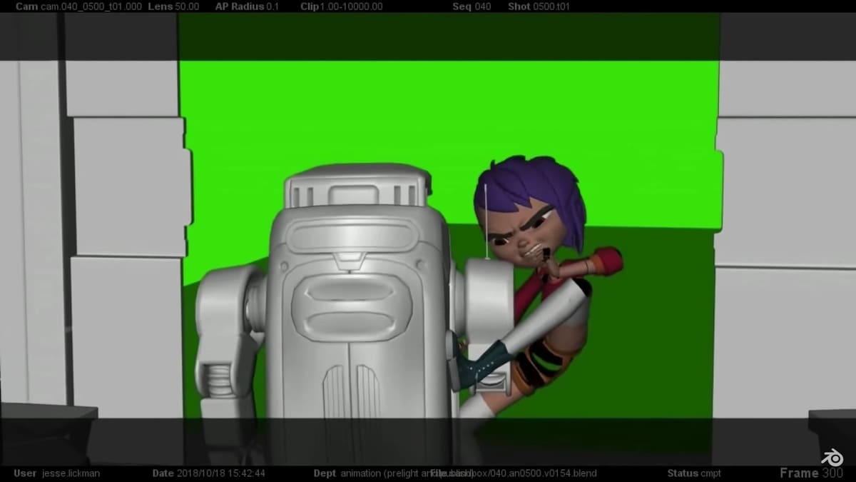 Working on Next Gen using Blender
