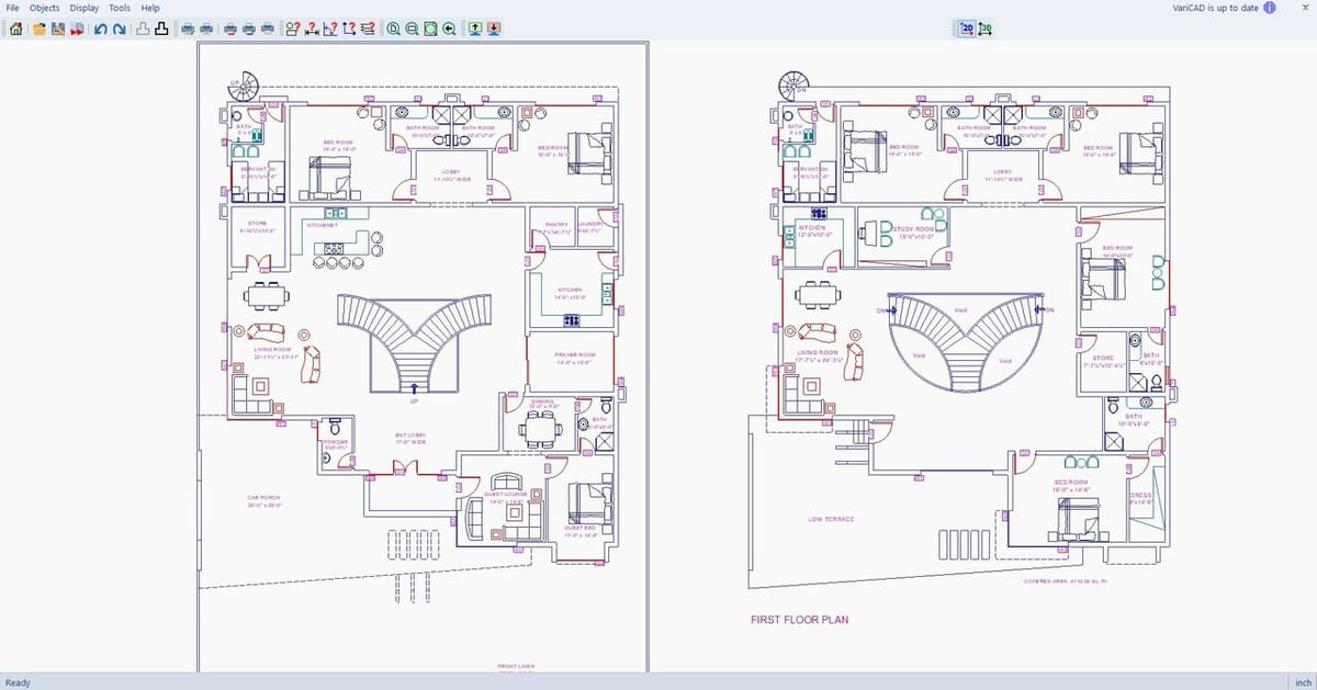 Review the layout of any house!