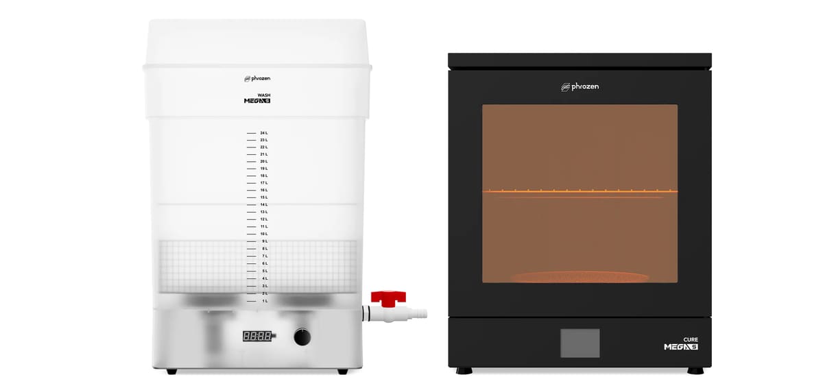 Image of The Best Resin Wash and Cure Stations: Phrozen Mega S Washing Station&nbsp;& Mega S Curing Station