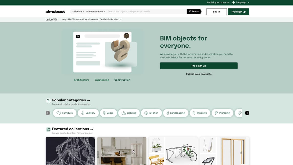 BIM Object has the largest offer of file formats
