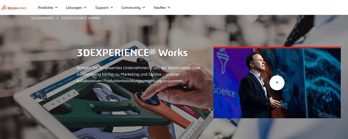 Bild von SolidWorks Download Kostenlos: 3DExperience SolidWorks