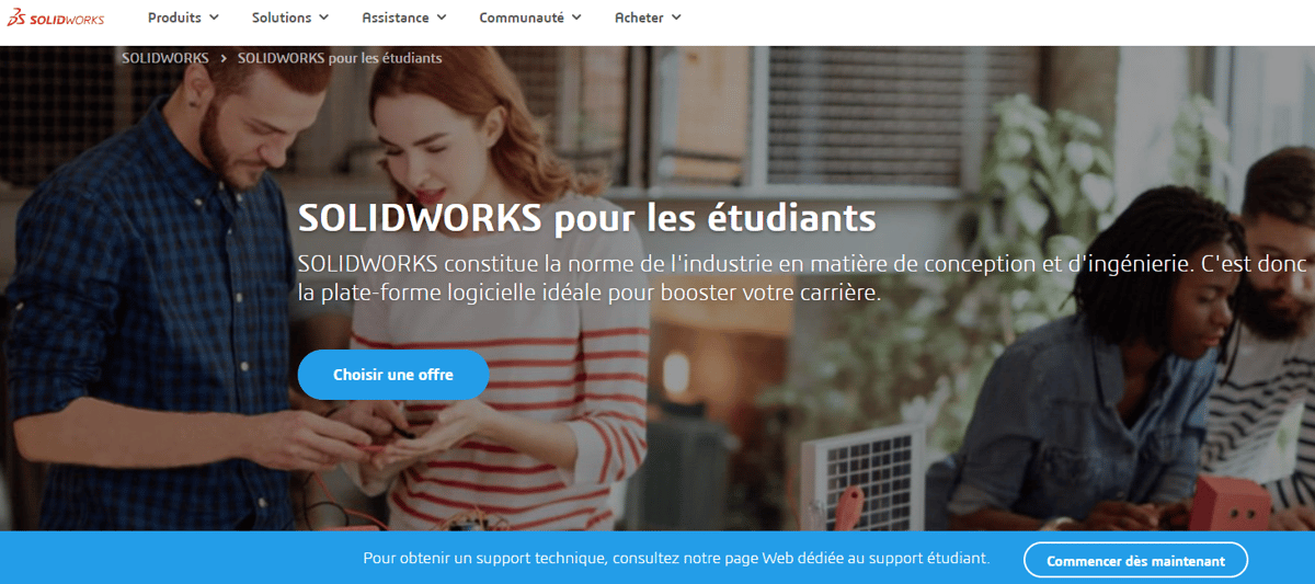 Photo de Télécharger SolidWorks gratuit: Télécharger SolidWorks pour les étudiants