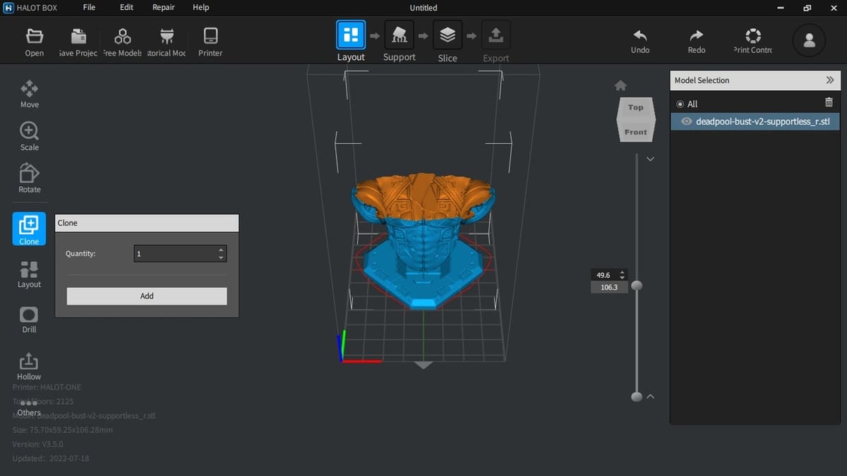 The UI shows each feature clearly