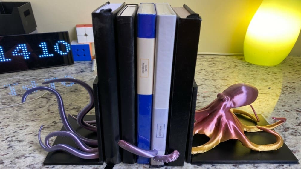 A mighty octopus has captured your books
