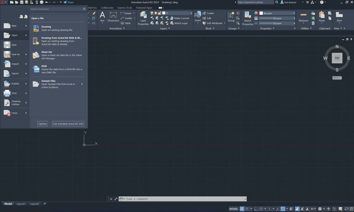 Opening DWG files is easy in the program made to use them!