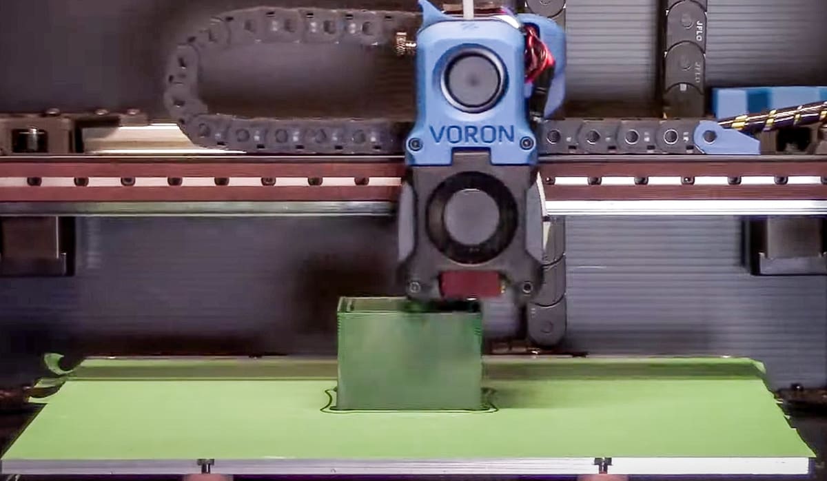 Printing a Pressure Advance test square