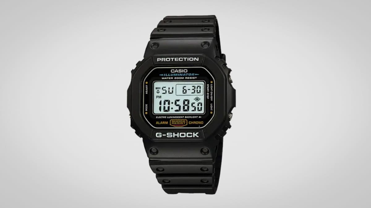 Image of The Greatest 3D Printing Presents To Gift This Season: Casio G-Shock DW5600E-1V