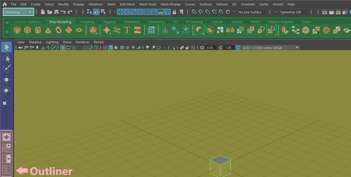 You can change modes, tools and layouts with these highlighted features