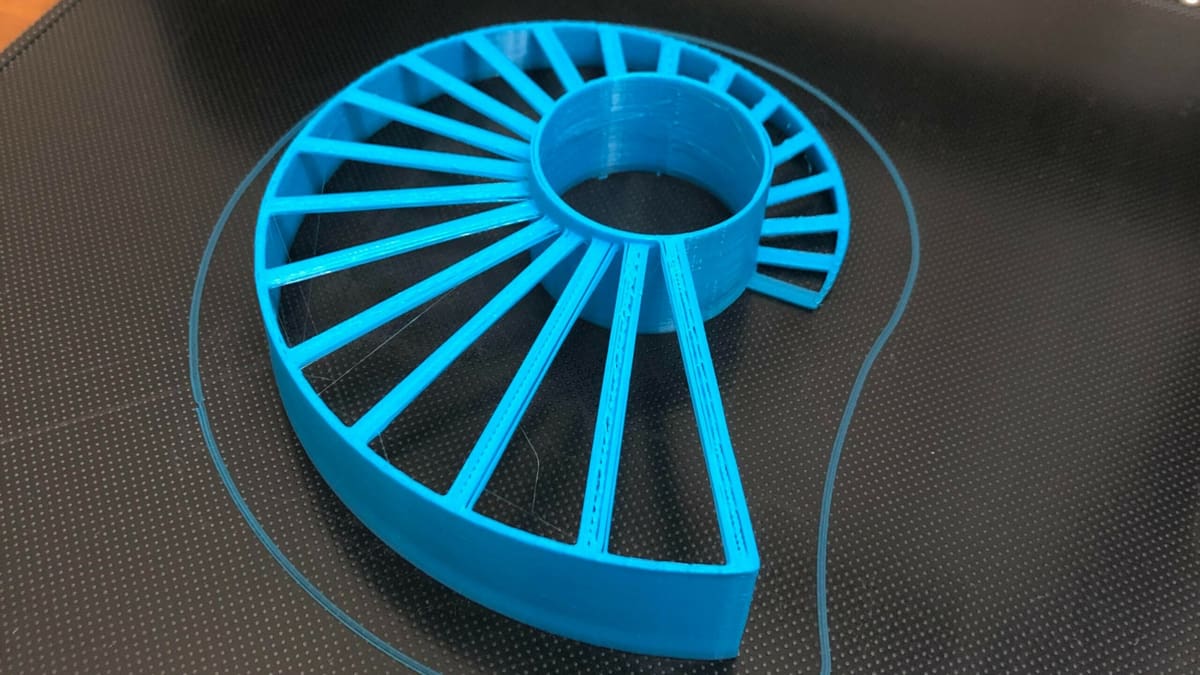 Bridges connect two areas on a 3D printed object