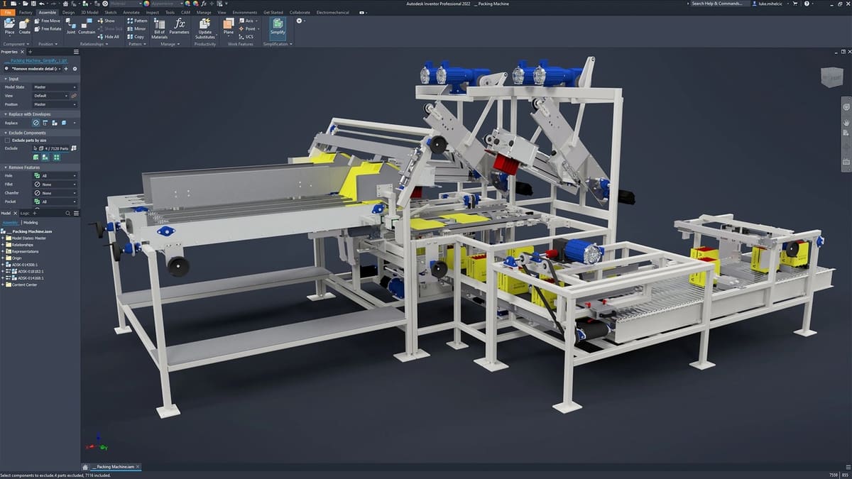 Autodesk Inventor is another well-known Autodesk product for 3D modeling