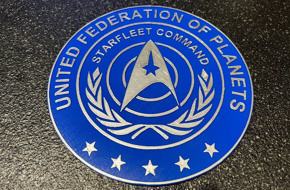 Set your glass down safely on this Star Trek coaster