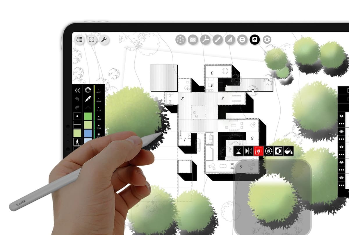 Morpholio users can easily make floor plans using the app