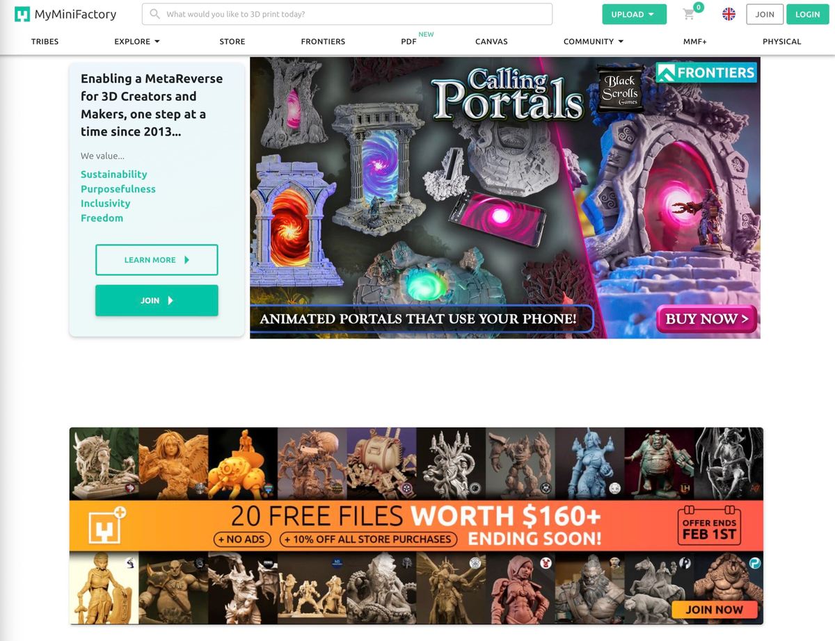 Image of Free STL Files for 3D Printing: MyMiniFactory