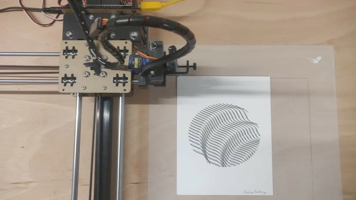Drawbot does an exceptional job imitating handwriting