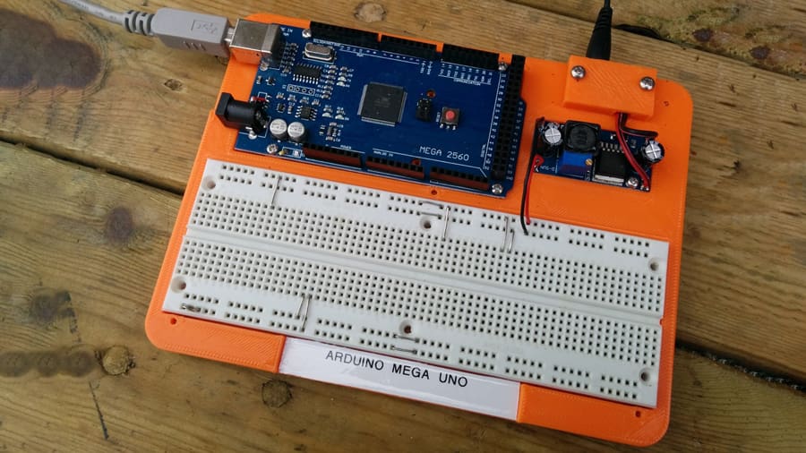 This 3D printable case will make life easier when prototyping with your Arduino Mega
