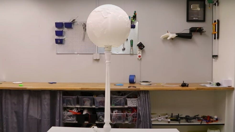 A lithophane globe makes for an attractive display