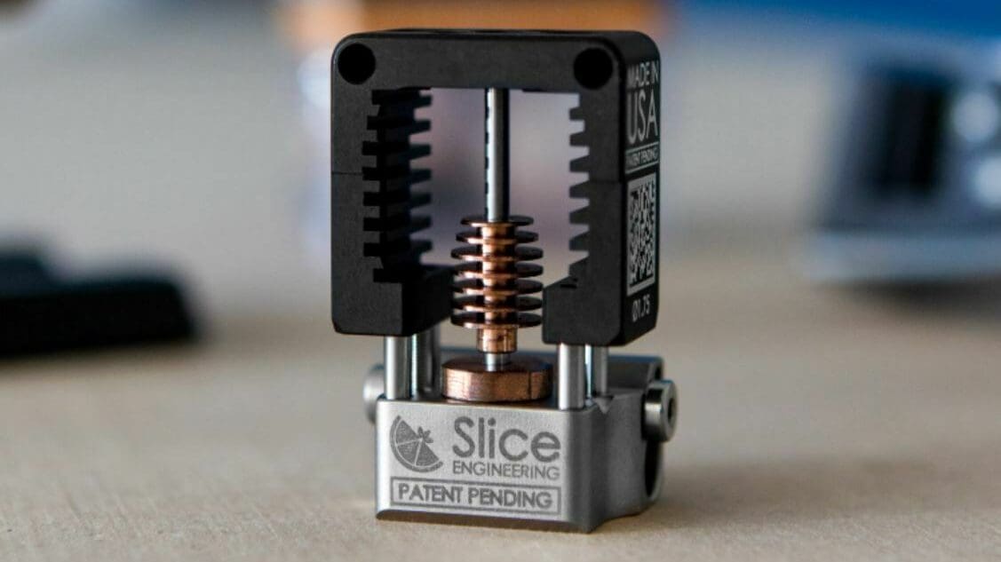 The Slice Engineering Mosquito hot end has a very well-designed heat sink