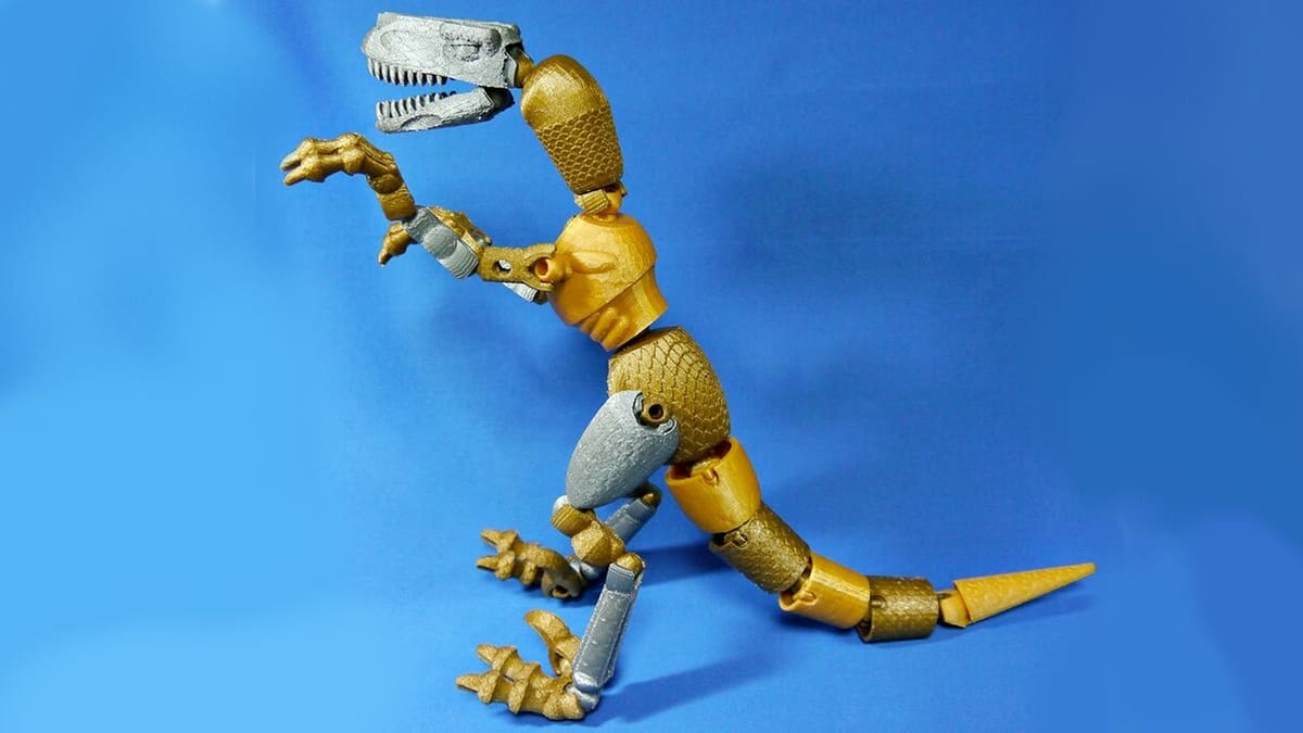 This Velociraptor can be mounted by your favourite action figures