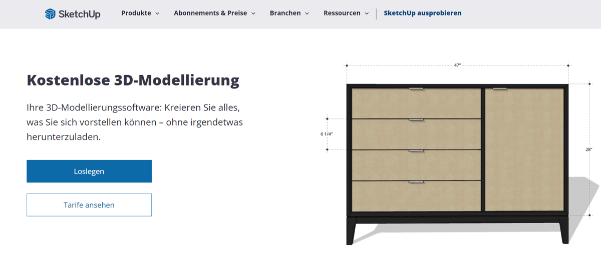 Bild von SketchUp kostenlos: SketchUp Free
