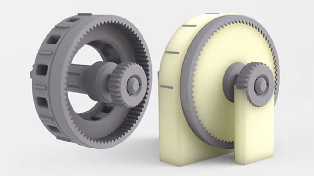 Lack of support. HIPS is the ideal material for temporary supports due to its soluble properties