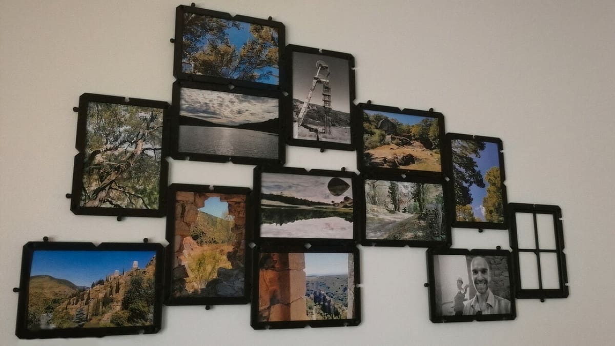 With these modular frames, you can easily add, remove, or rearrange any captured moment